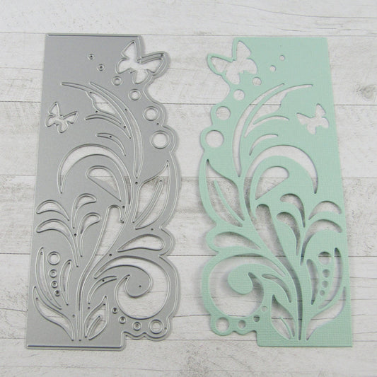 Butterfly Leaves Border Cutting Die Carbon Steel Scrapbooking Card Making etc