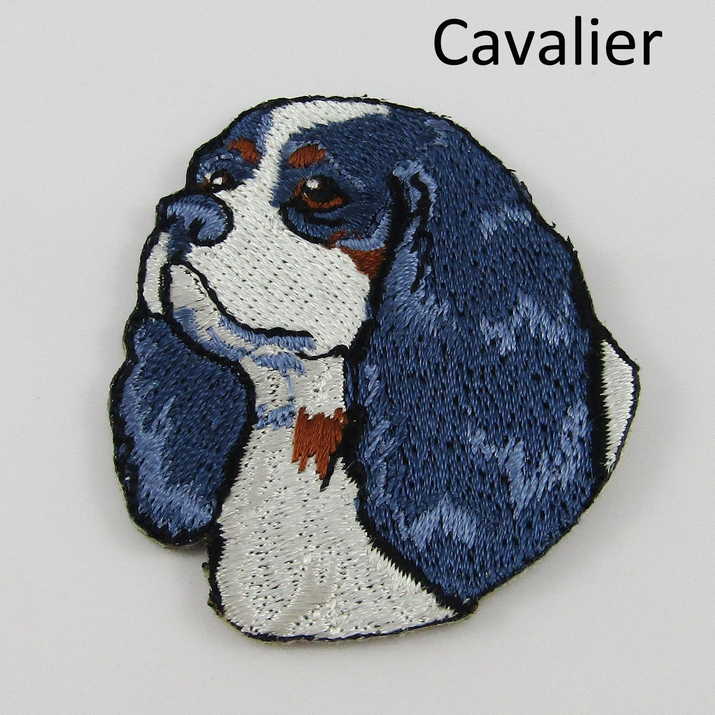 1pce Iron on / Sew On Dog Breed Embroidery Applique Patch Select Breed