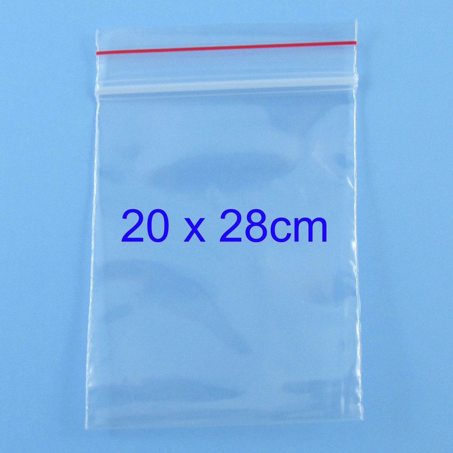 200 x Bulk Resealable Zip Lock Plastic Bags 200mm x 280mm Ziplock Reseal Clip