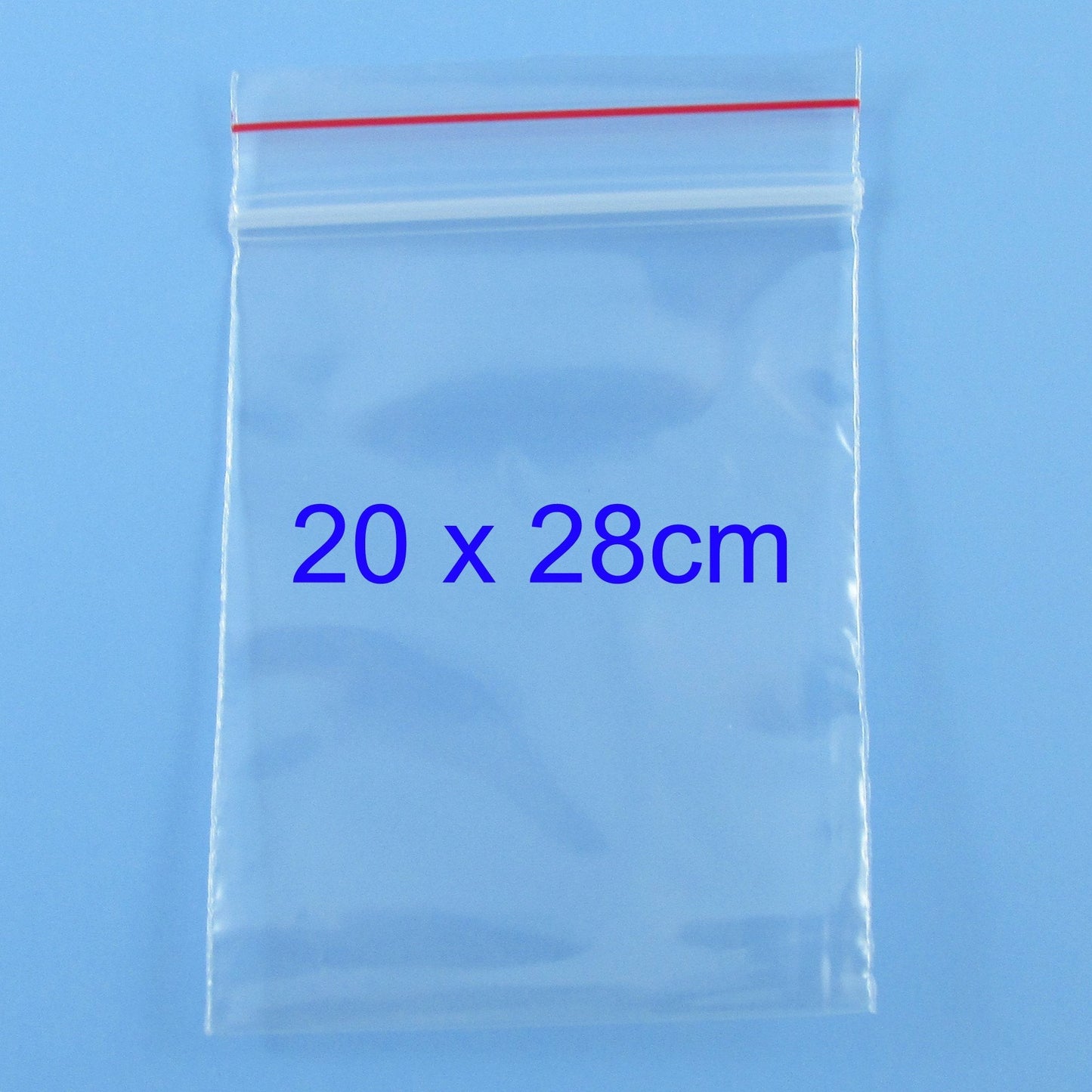200 x Bulk Resealable Zip Lock Plastic Bags 200mm x 280mm Ziplock Reseal Clip