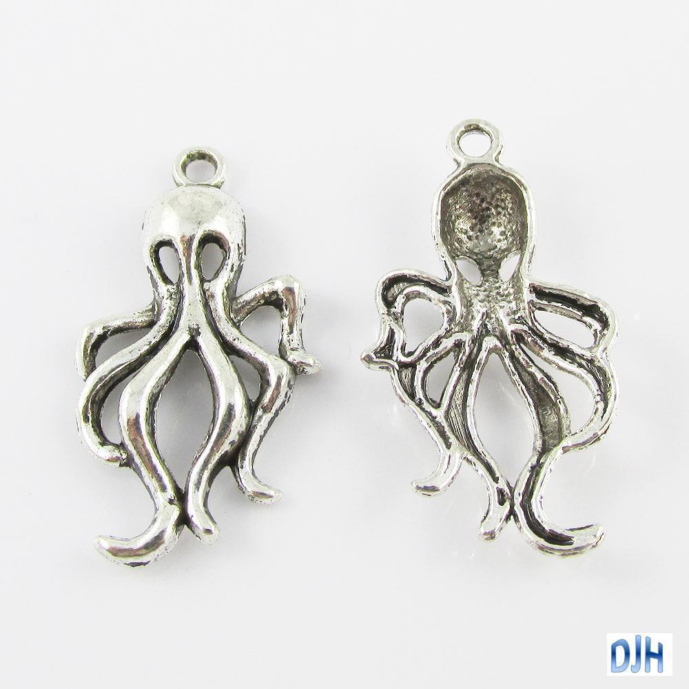 Bulk Octopus Sea Creature Charm Pendant Select Qty