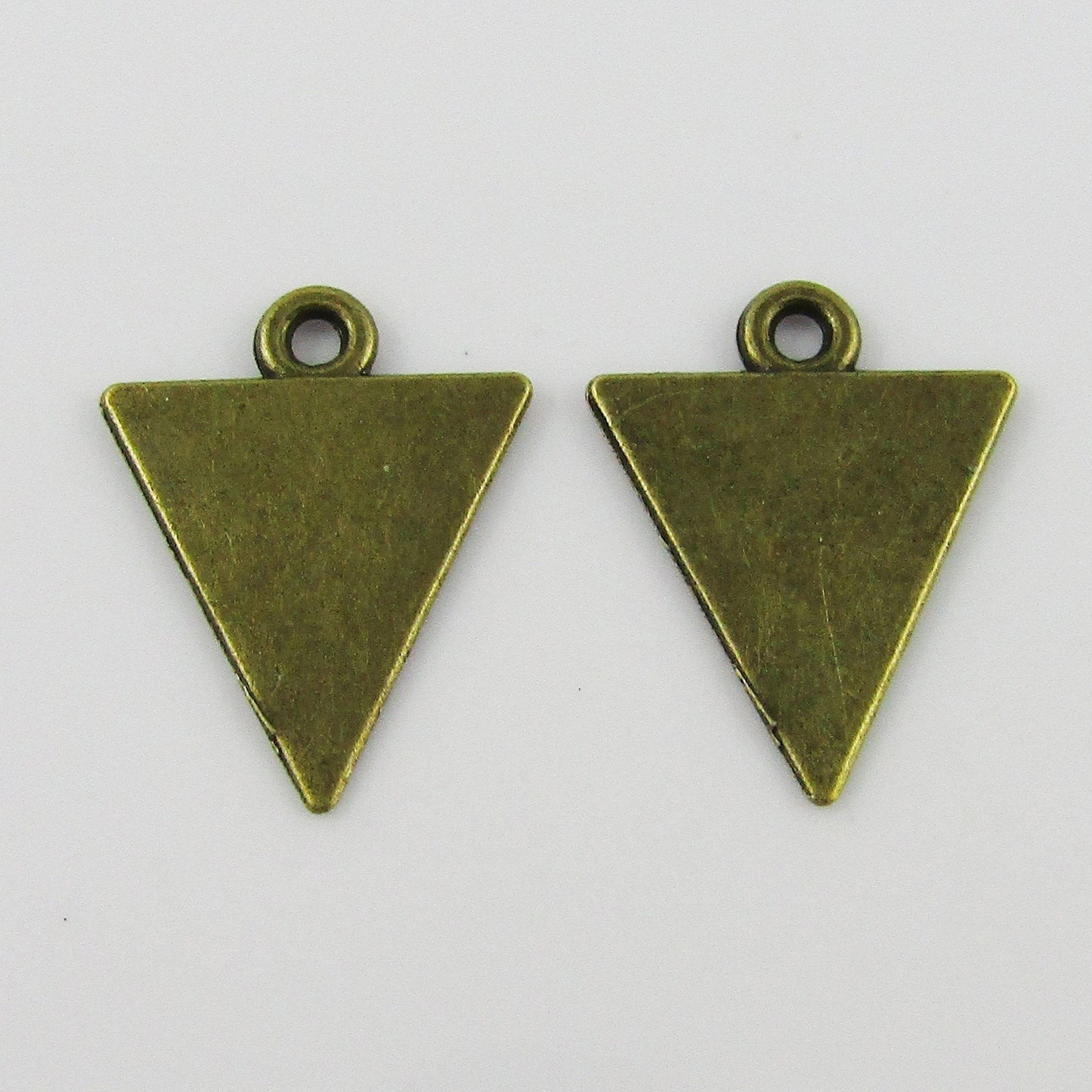 Bulk Triangle Arrow Tag Charm Pendant Geometric Bronze Alloy 23x18mm Select Qty