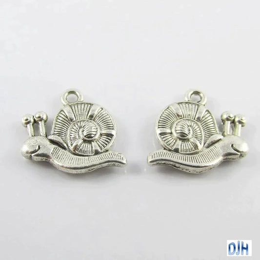 Snail Charm Pendant Garden Creature 16x17mm Select Qty