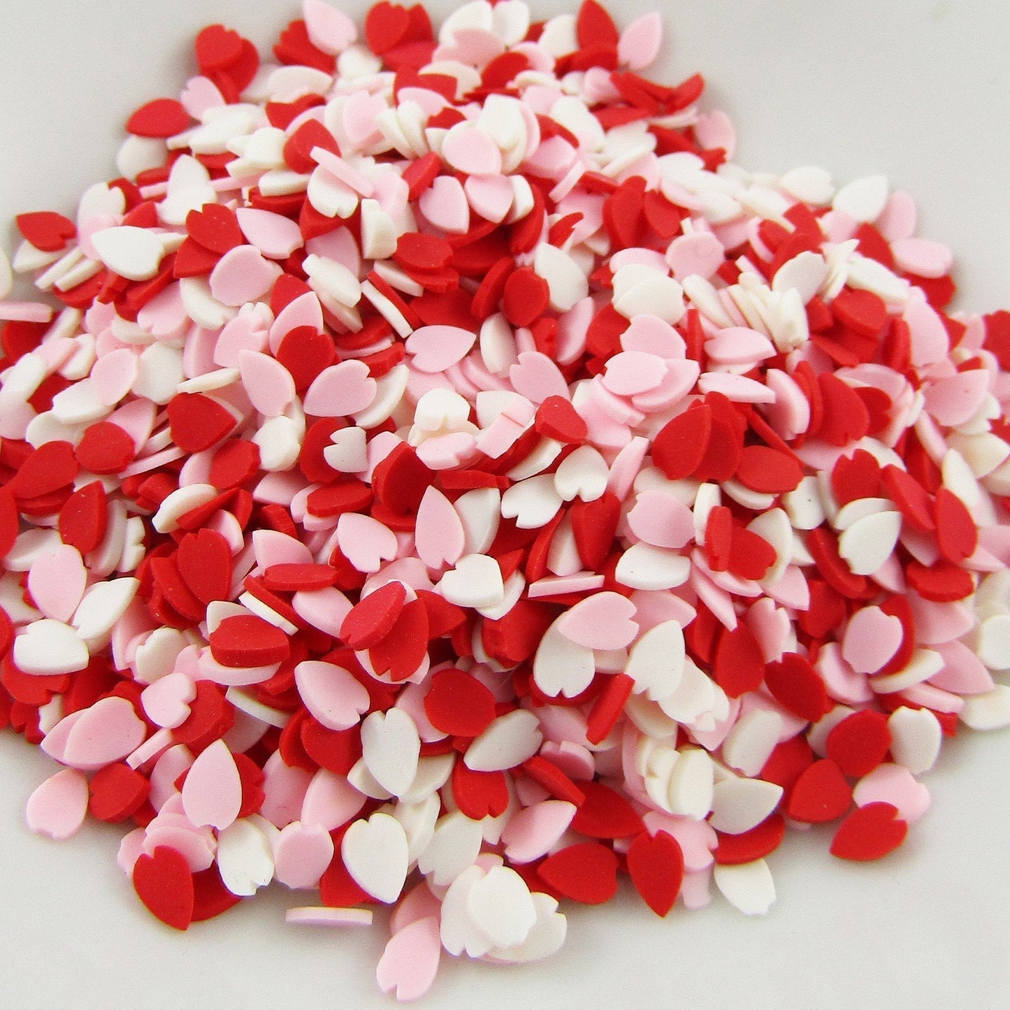 20g Polymer Clay Valentine Heart Confetti Sprinkles Shaker Cards Wish Bottle etc