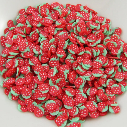 20g Fruit Strawberry Polymer Clay Wafer Sprinkles Resin Mix-in Shaker Cards etc