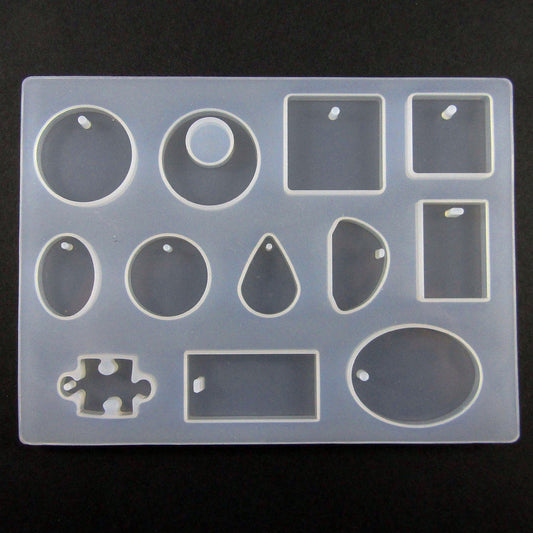Mixed Pendant Shapes Silicone Casting Mould for Epoxy Resin