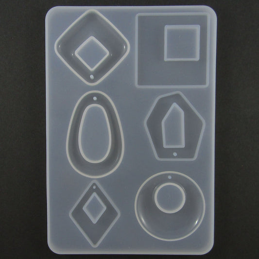 Mixed Retro Pendant Shapes Silicone Casting Mould for Epoxy Resin