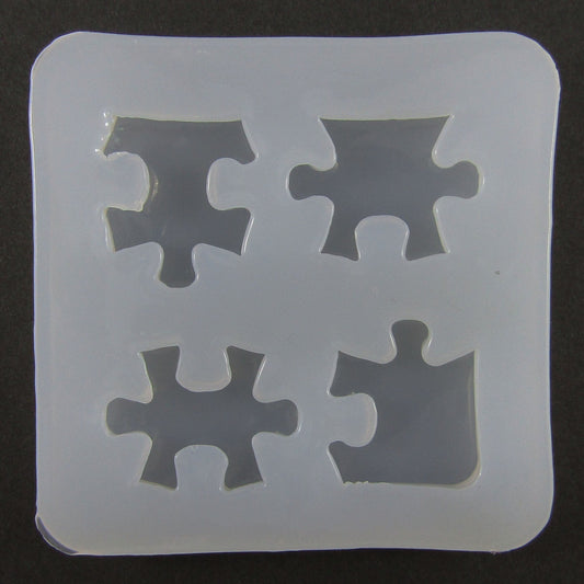 Jigsaw Puzzle Pieces Silicone Casting Mould for Epoxy Resin DIY Jewellery