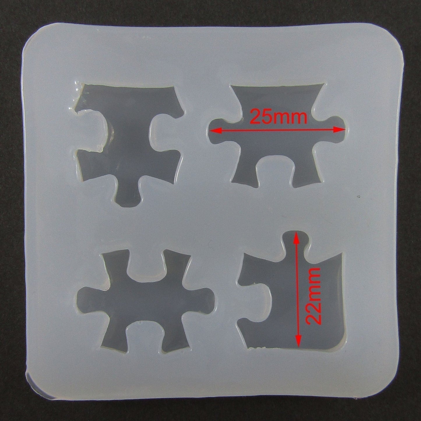 Jigsaw Puzzle Pieces Silicone Casting Mould for Epoxy Resin DIY Jewellery