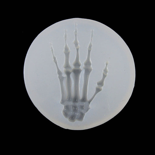 Skeleton Hand Cabochon Silicone Casting Mould for Epoxy Resin