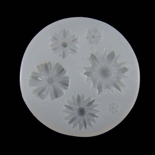 Flowers Cabochon Silicone Casting Mould for Epoxy Resin