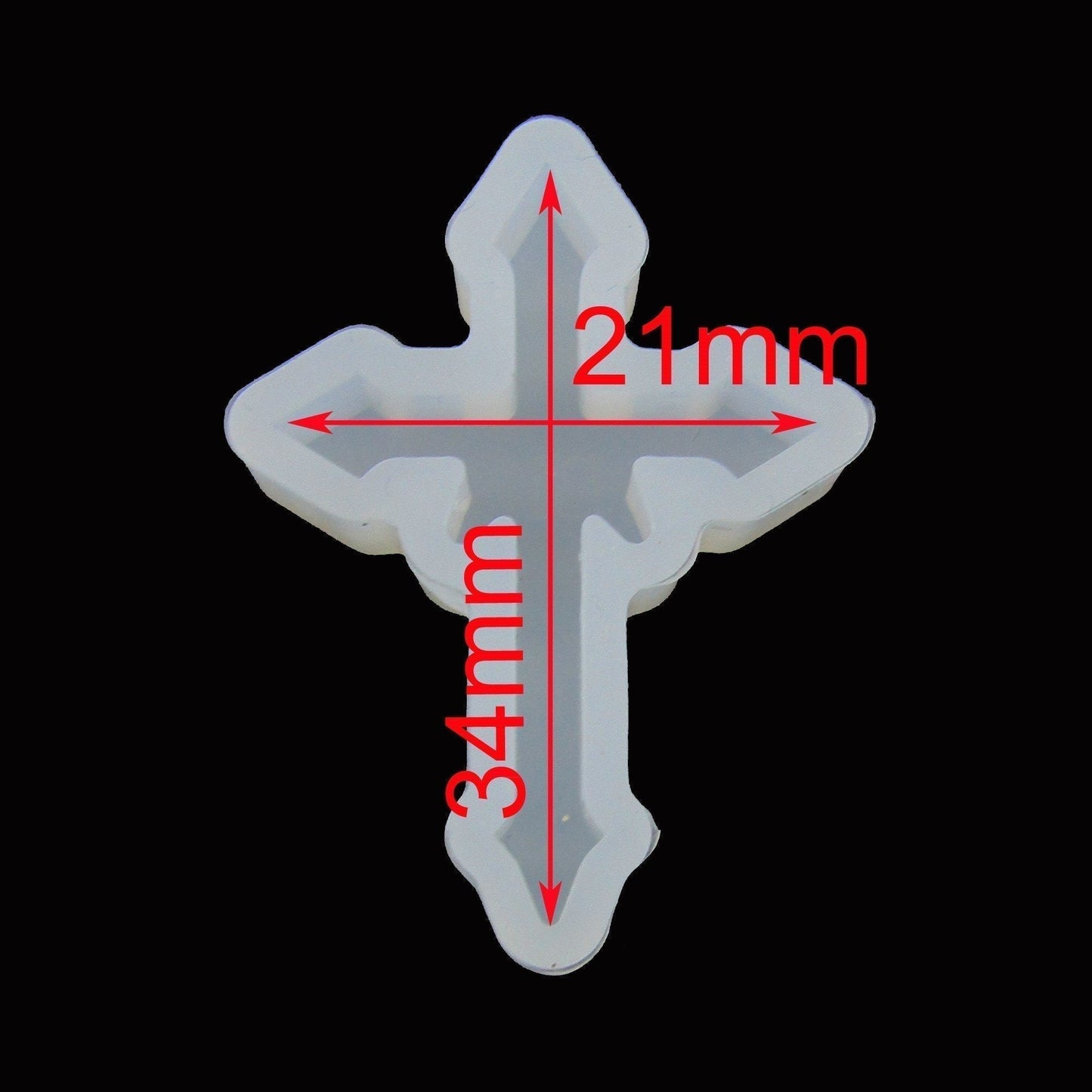 Religious Cross Silicone Casting Mould for Epoxy Resin