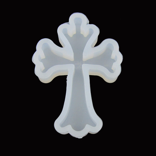 Round Edge Cross Silicone Casting Mould for Epoxy Resin