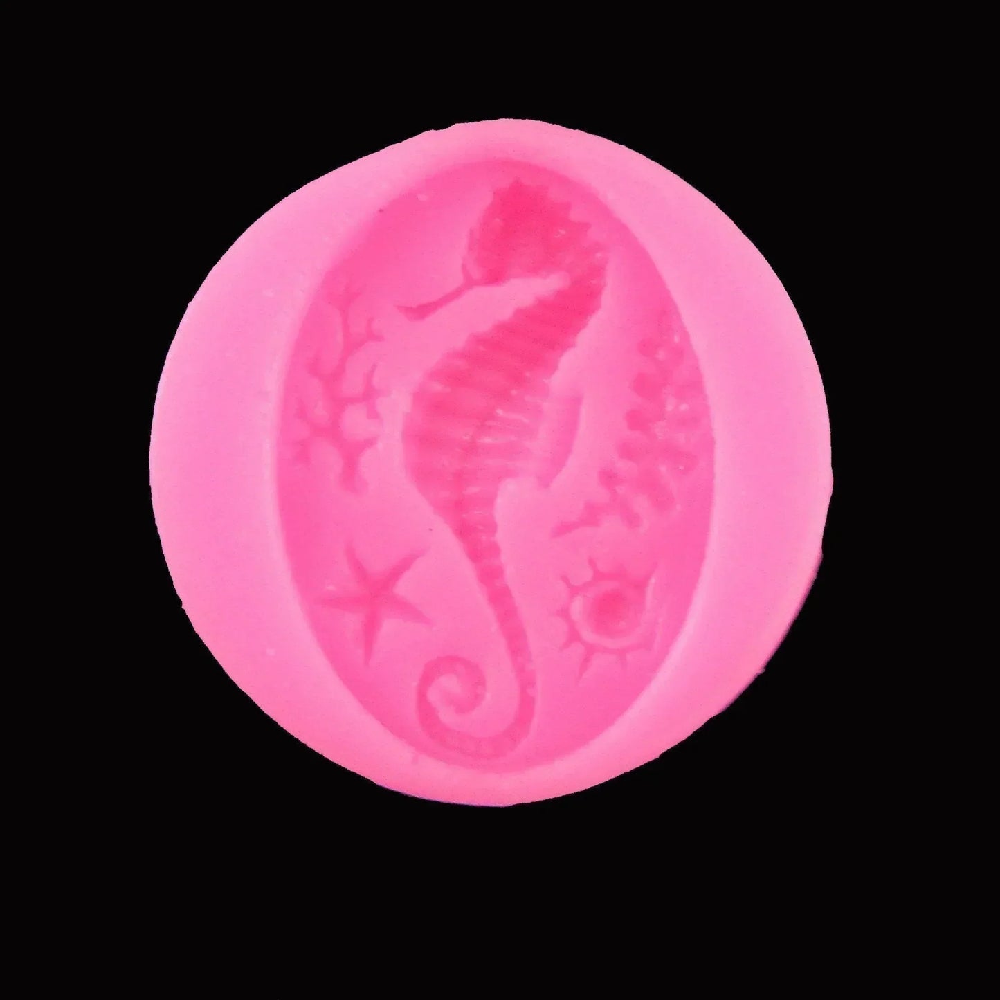 Seahorse FOOD GRADE Silicone Casting Mould Fondant Chocolate Soap Resin