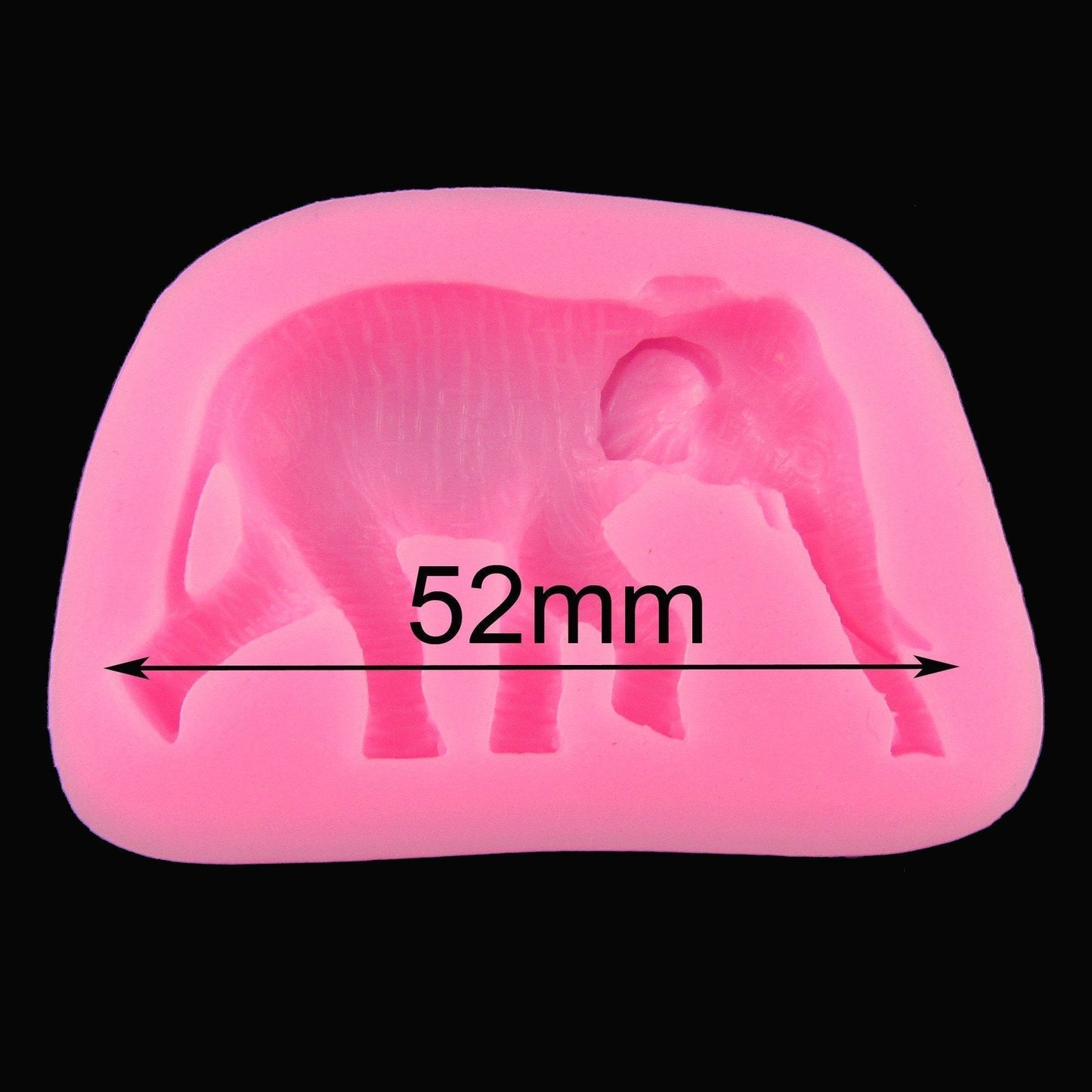 Elephant FOOD GRADE Silicone Casting Mould Fondant Chocolate Soap Resin