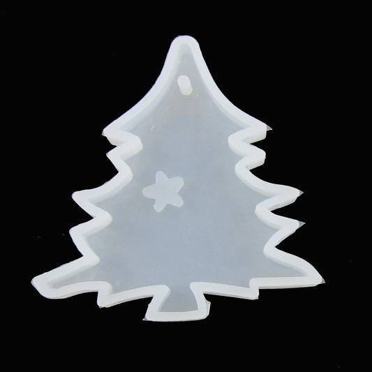 Christmas Tree Pendant Silicone Casting Mould for Epoxy Resin Decoration