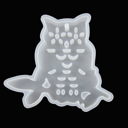 Halloween Owl Pendant Silicone Casting Mould for Epoxy Resin
