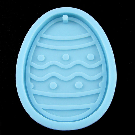 Easter Egg Pendant FOOD GRADE Silicone Mould Fondant Chocolate Soap Resin
