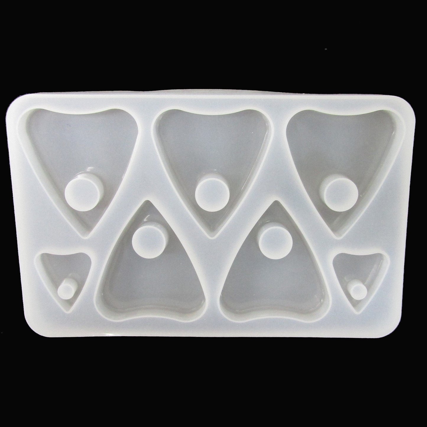 Two Size Ouija Planchette Silicone Casting Mould for Epoxy Resin