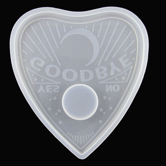 Yes No Goodbye Ouija Planchette Silicone Casting Mould for Epoxy Resin