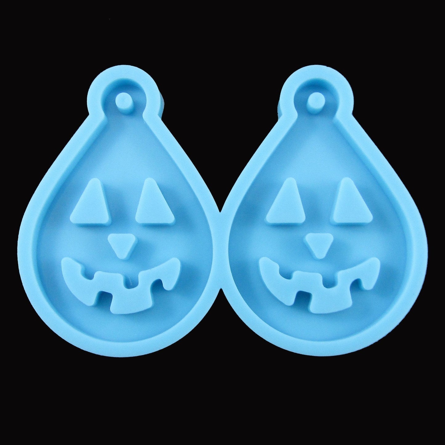 Jack-O-Lantern Halloween Pendant Silicone Casting Mould for Epoxy Resin