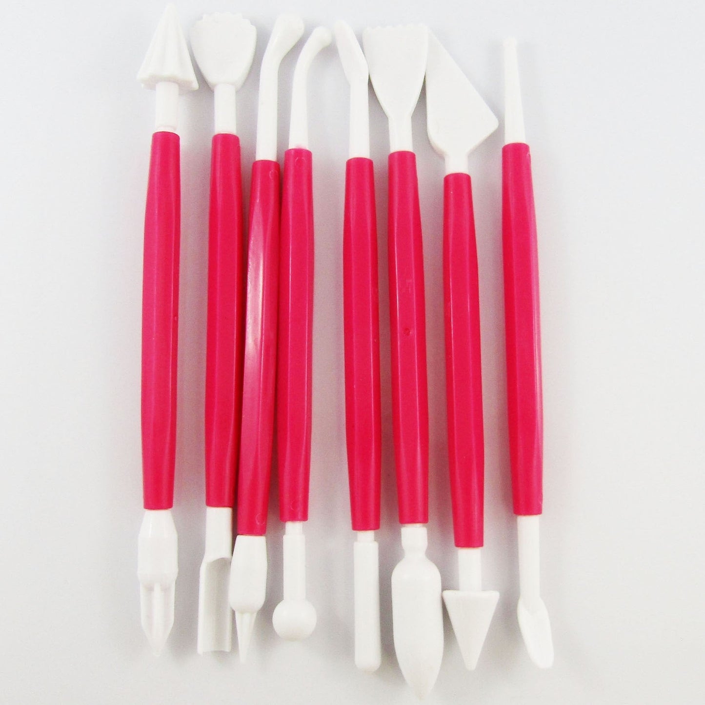 8pc Modeling Polymer Clay Sculpting Set Plastic Dual Ends