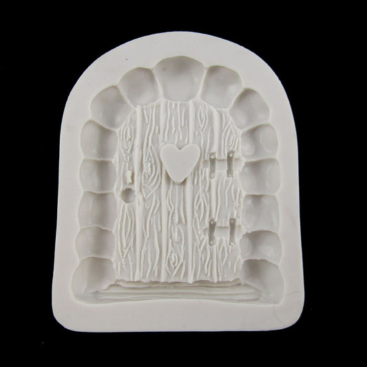 Fairy Cottage Door FOOD GRADE Silicone Mould Fondant Chocolate Soap Resin