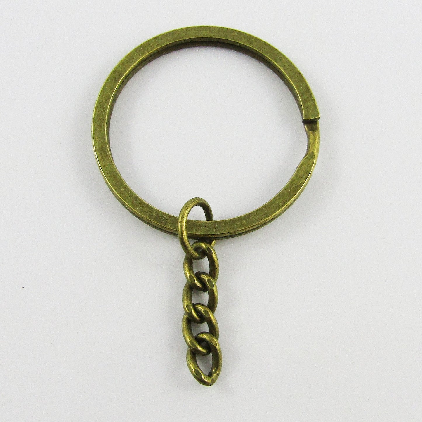 Bulk Key Ring Keychain Findings Split Ring Keyring Craft Beading Antique Bronze