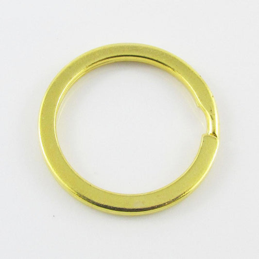 Bulk Keyring Split Ring Finding 25mm Keyring Gold Plate Select Qty