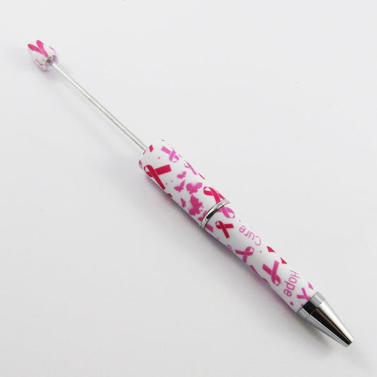 Blank DIY Awareness Print Beadable Pen 144mm Personalised Gift Idea Select Qty