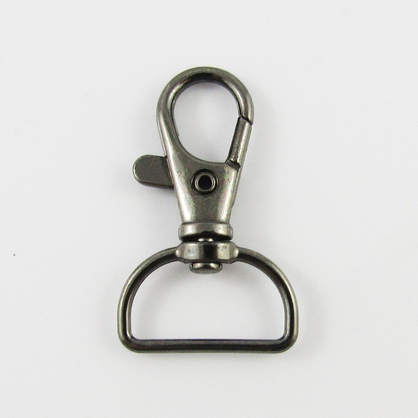 Bulk Lobster Swivel Clasp D Ring Key Ring Keychain Lanyard Finding Gunmetal