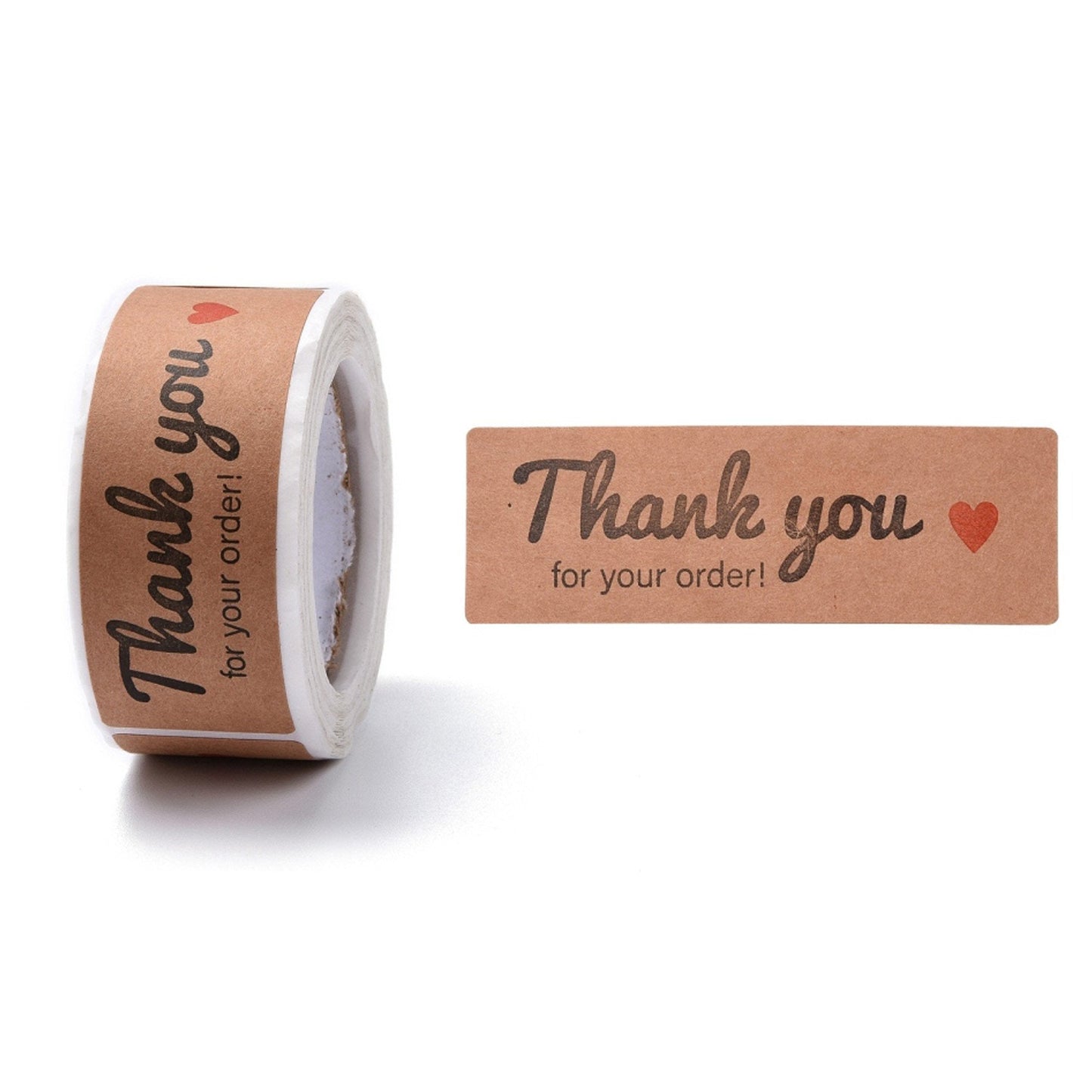 240pcs Thank You For Your Order Self Adhesive Paper Sticker Labels 6x3cm