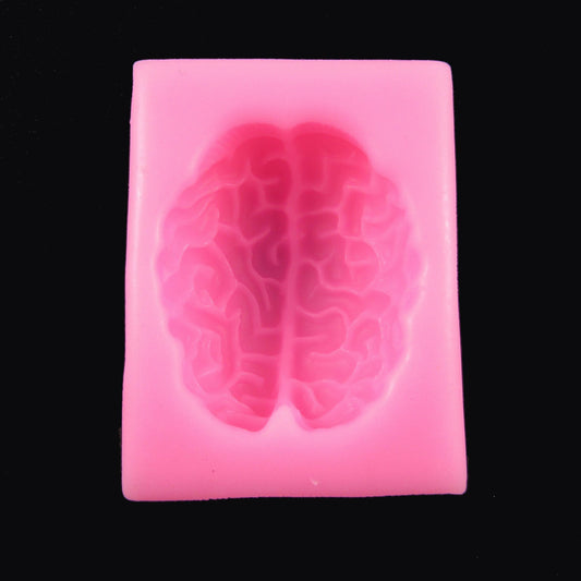 Cerebrum Brain Silicone Mould FOOD GRADE Chocolate Clay or Resin