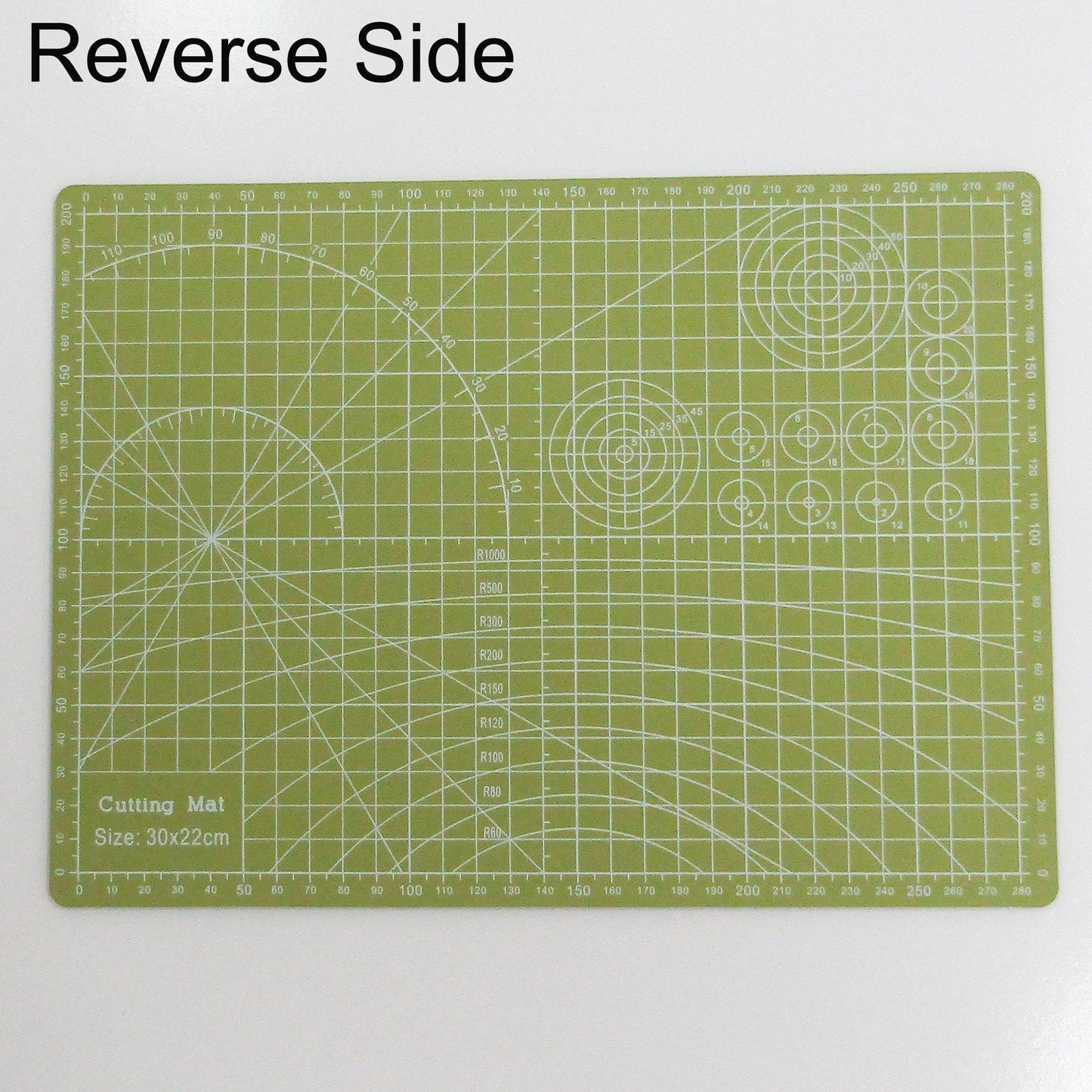 Double Sided PVC Cutting Mat A4 300x220x3mm Select Colour
