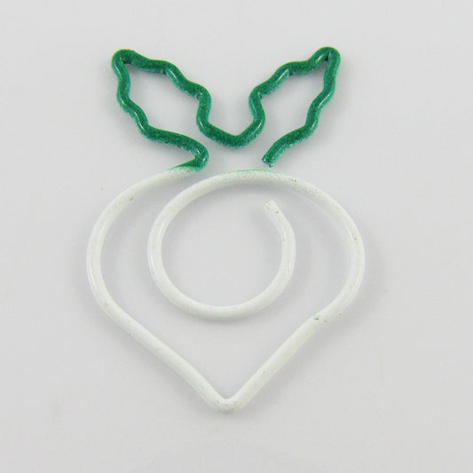 6pcs Raddish Vegetable Novelty Paper Clip Photo Clip 31x21mm Journal Scrapbook