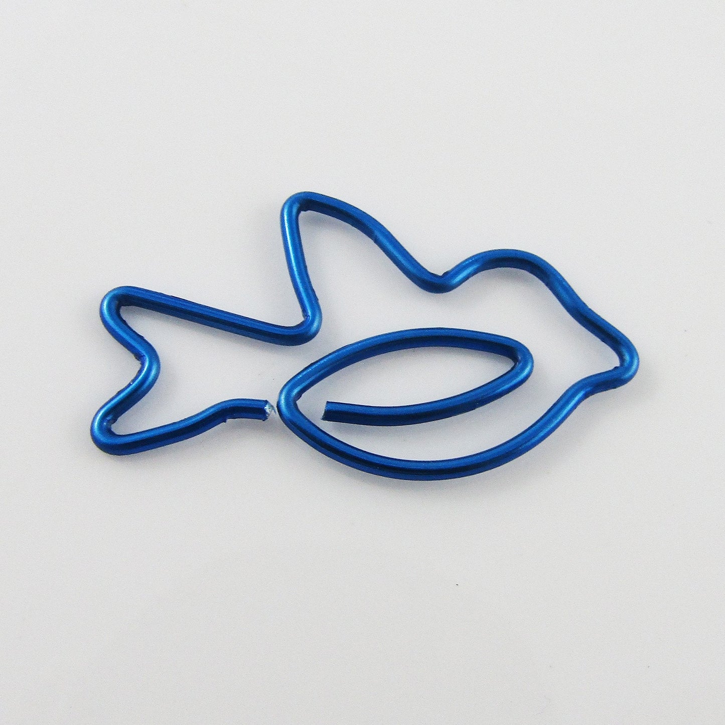 6pcs Blue Bird Novelty Paper Clip Photo Clip 19x33mm Journal Scrapbook