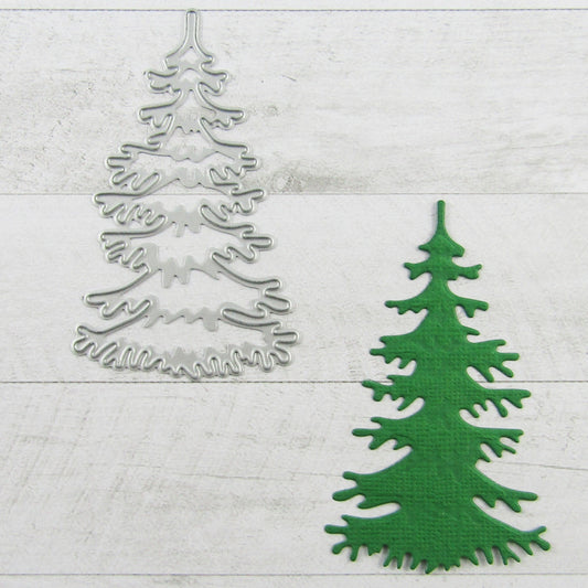 Christmas Tree Cutting Die Carbon Steel Scrapbooking Card Making etc