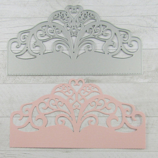 Tiara Lace Border Cutting Die Carbon Steel Scrapbooking Card Making etc