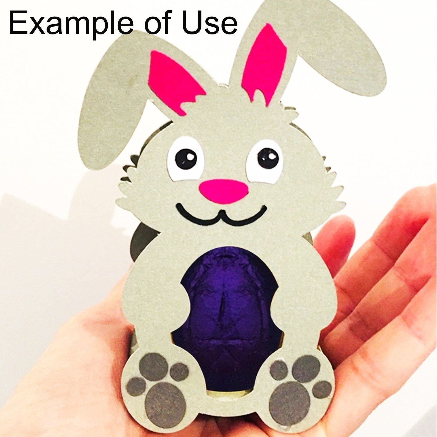 Easter Bunny Rabbit Cutting Die Carbon Steel Scrapbooking Card Making etc