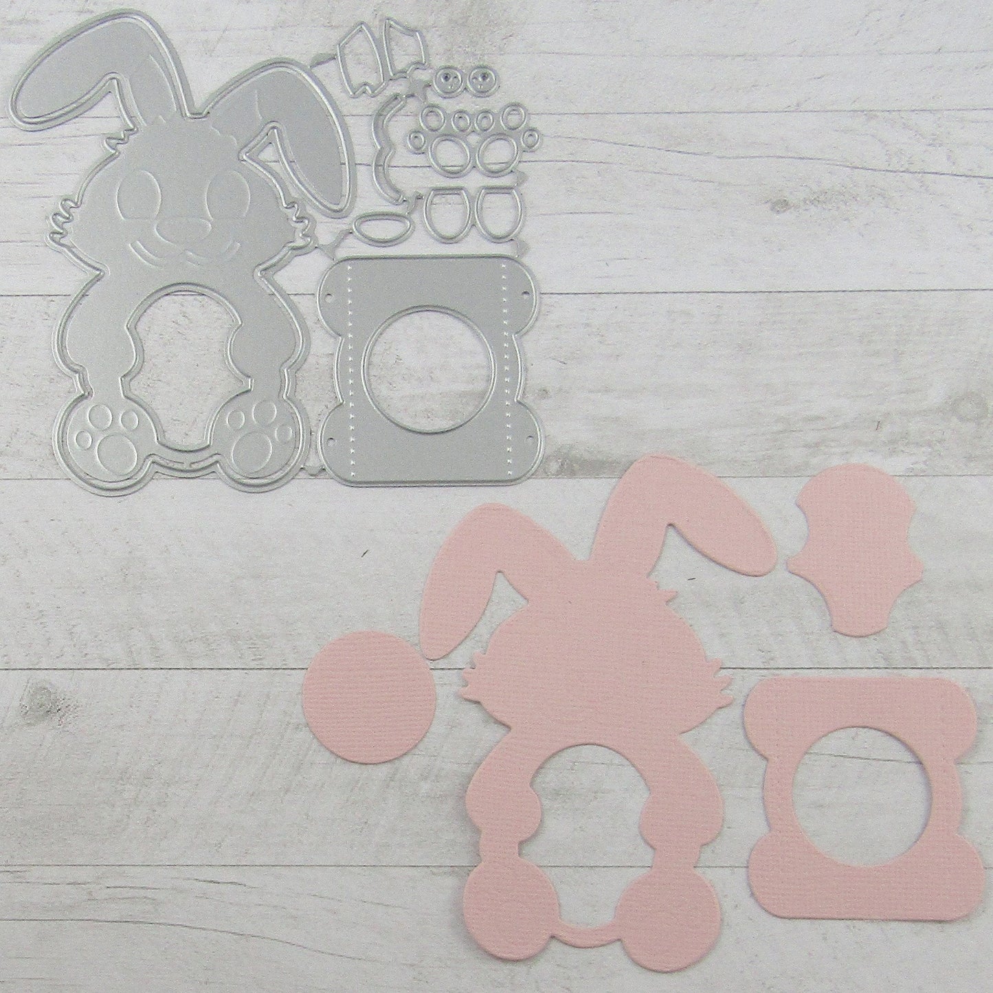 Easter Bunny Rabbit Cutting Die Carbon Steel Scrapbooking Card Making etc