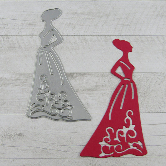 Wedding Classic Bride Cutting Die Carbon Steel Scrapbooking Card Making etc