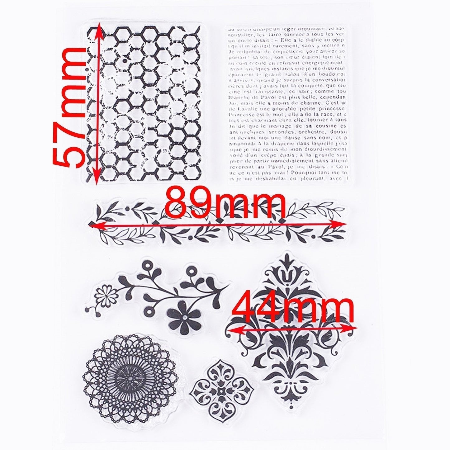 Decorative Embellishments Clear Stamp Silicone Rubber Scrapbooking Card Making