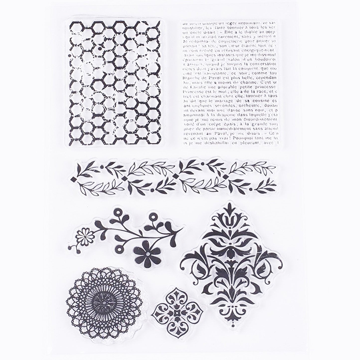 Decorative Embellishments Clear Stamp Silicone Rubber Scrapbooking Card Making
