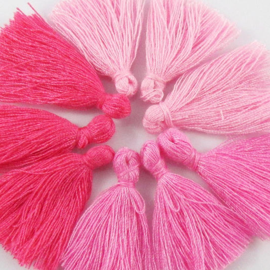 30pce Cotton Tassel Candy Floss Theme Set Approx 25-30mm Earrings Bracelets etc