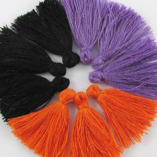 30pce Cotton Tassel Halloween Theme Set Approx 25-30mm Earrings Bracelets etc