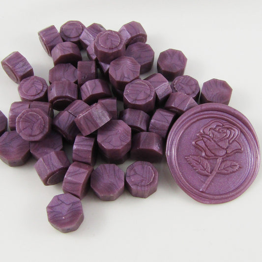 100pcs Plum Purple Sealing Wax Melt Particles for Wax Seal Wedding Envelope Card
