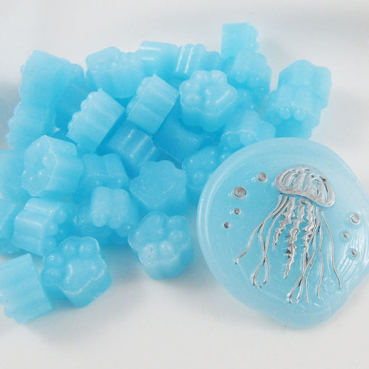 100pcs Ice Blue Sealing Wax Melt Particles for Wax Seals Wedding Cards Journal