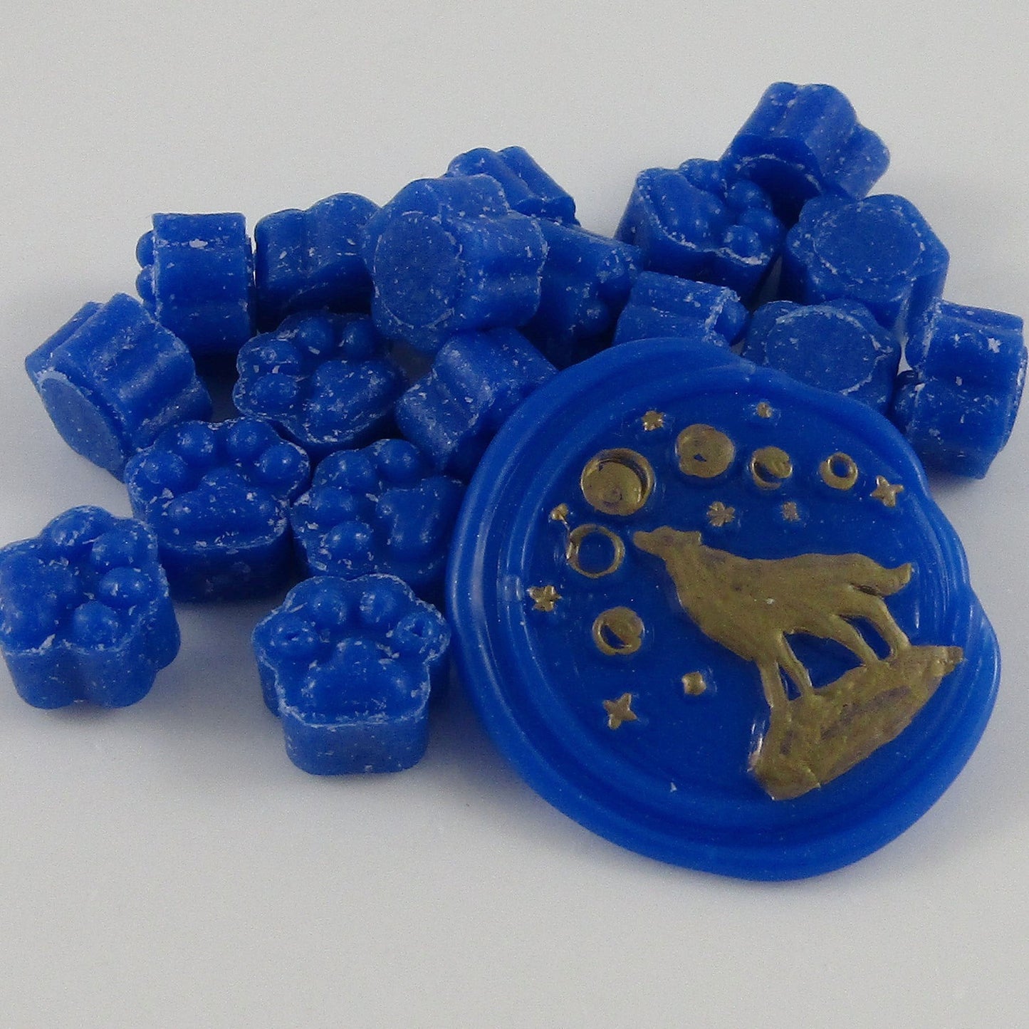 100pcs Blue Sealing Wax Melt Particles for Wax Seals Wedding Cards Journal