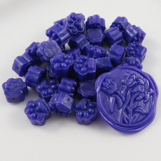 100pcs Dark Purple Sealing Wax Melt Particles for Wax Seals Wedding Card Journal