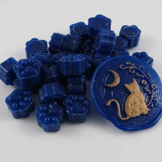 100pcs Dark Blue Sealing Wax Melt Particles for Wax Seals Wedding Cards Journal